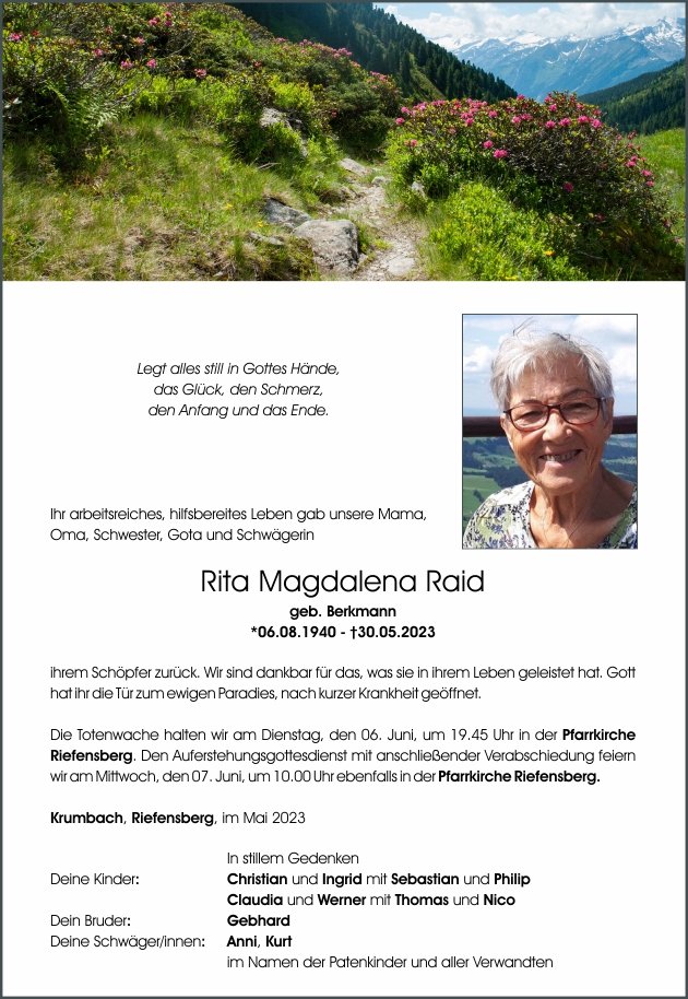 Rita Magdalena Raid
